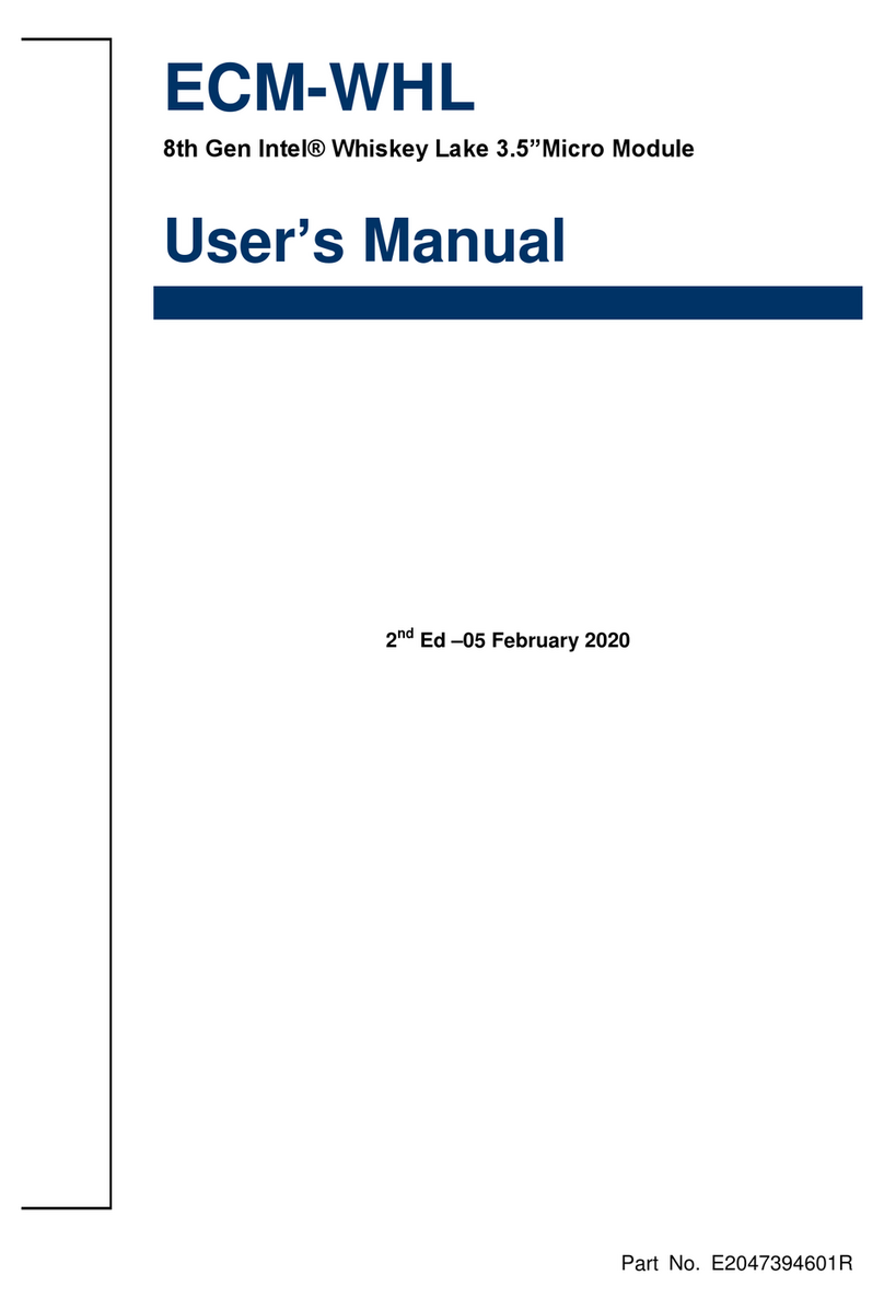 Avalue Technology ECM-WHL User manual