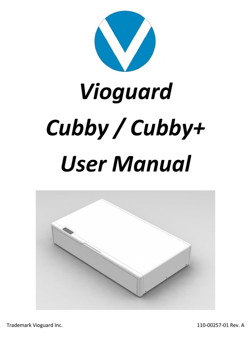 vioguard Cubby user manual