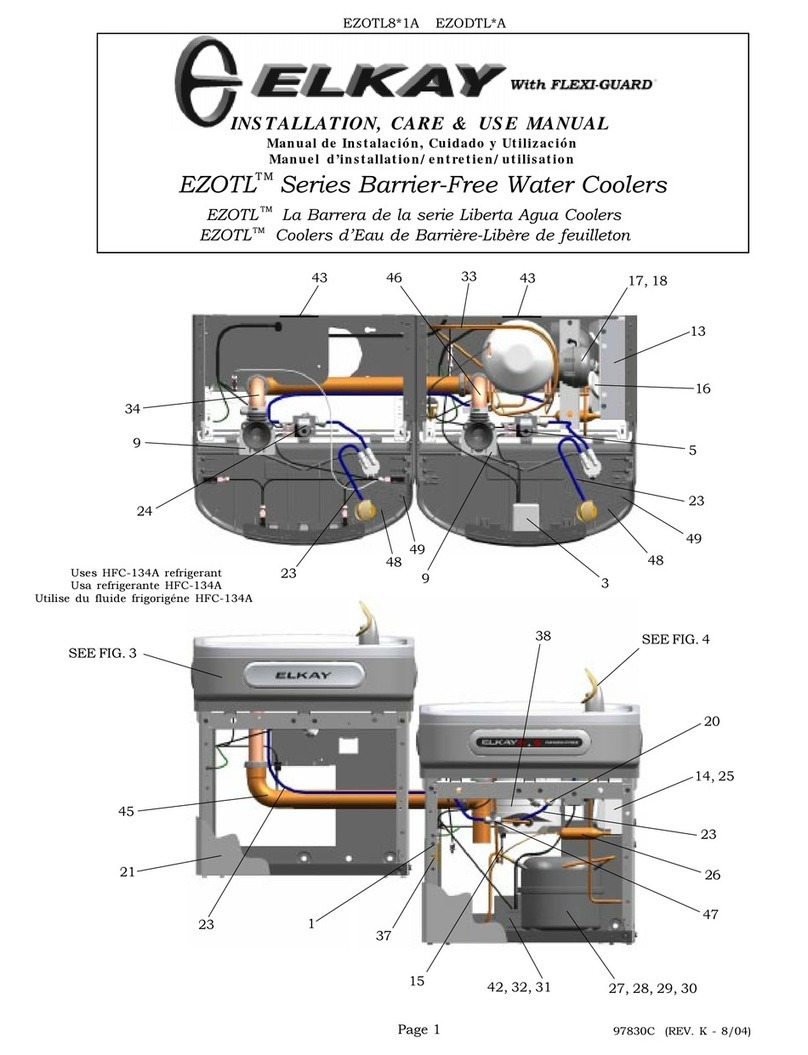 Elkay EZOTL Series Installation manual