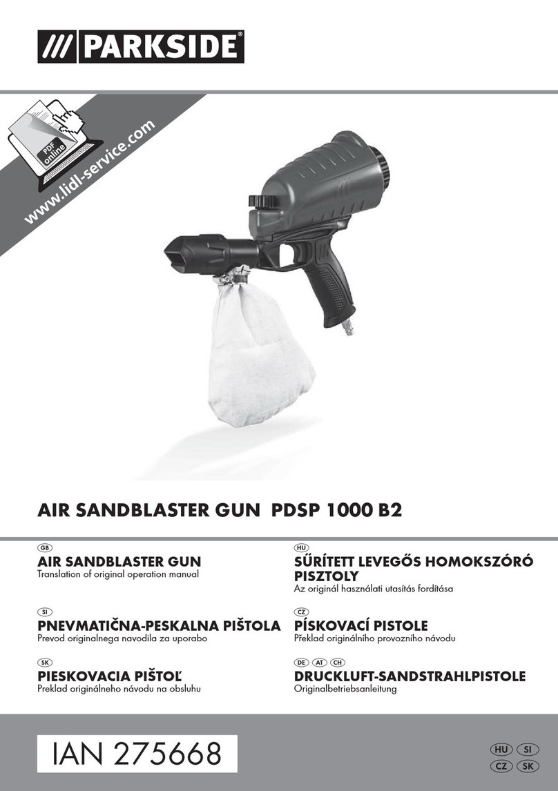 Parkside PDSP 1000 B2 translation of original operation manual