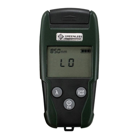 Greenlee GOPM01 user guide