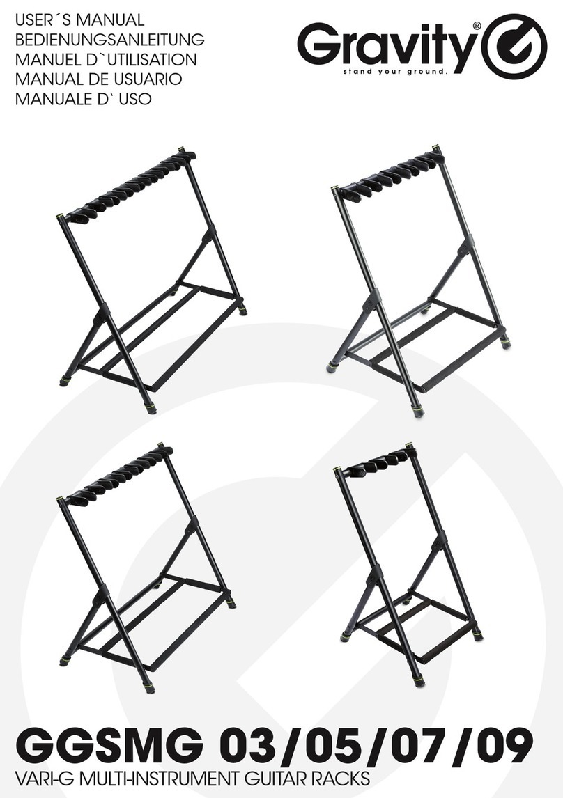 GRAVITY VARI-G GGSMG 07 user manual