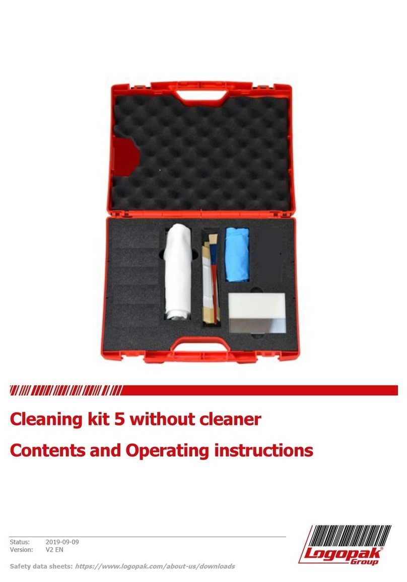 LOGOPAK Cleaning kit 5 Contents and Operating instructions LOGOPAK Cleaning kit 5 Contents and Operating instructions