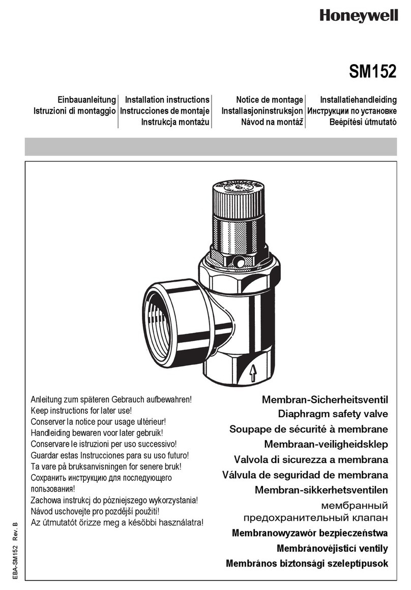 Honeywell SM152 AA Series User manual