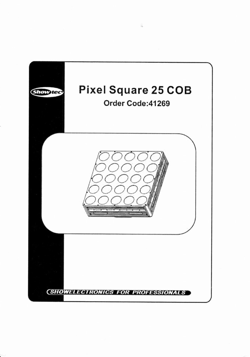 Show Tec Pixel Square 25 COB User manual