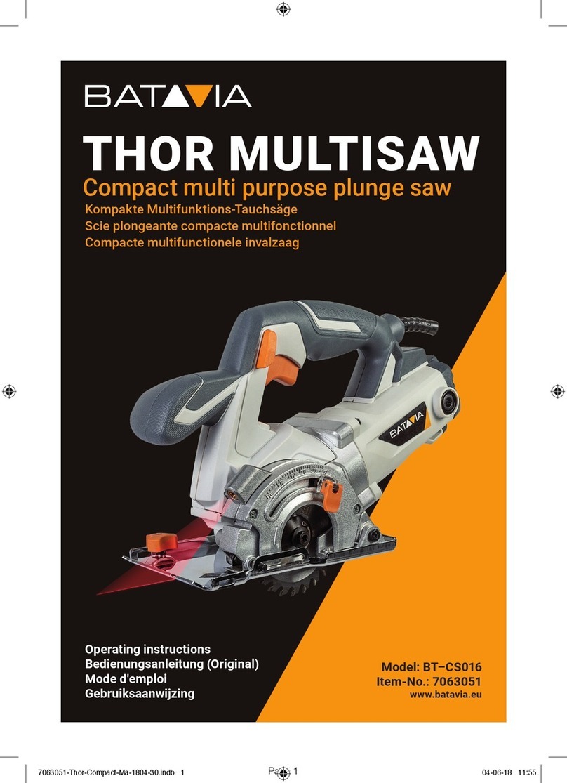 Batavia ?THOR MULTISAW operating instructions