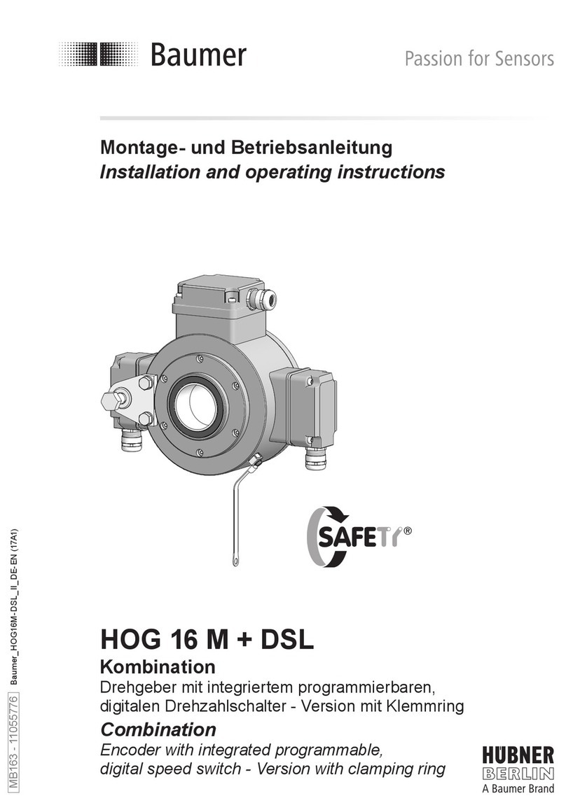 Baumer HOG 16 M + DSL User manual