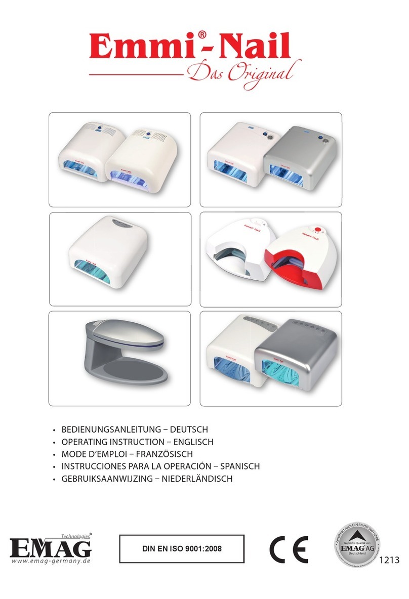 E-MAG Emmi-Nail Emmi-Classic Operating instruction E-MAG Emmi-Nail Emmi-Classic Operating instruction