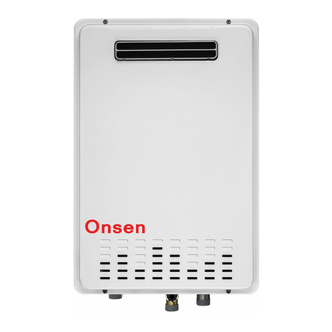 onsen ONHW26NG50 Installation and operating manual