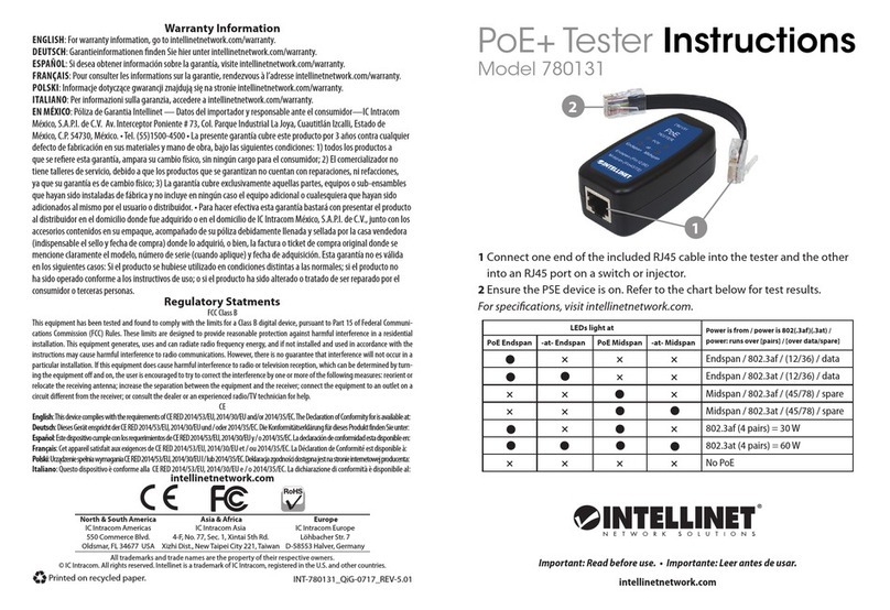 Intellinet 780131 instructions