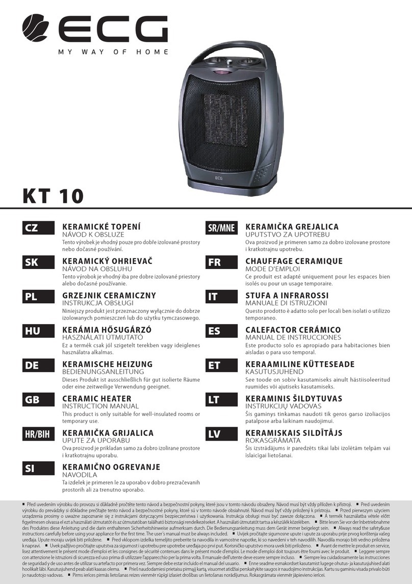 ECG KT 10 User manual