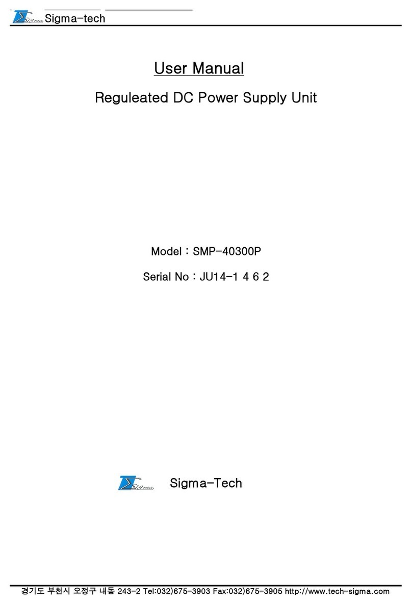 Sigma-Tech SMP-40300P user manual