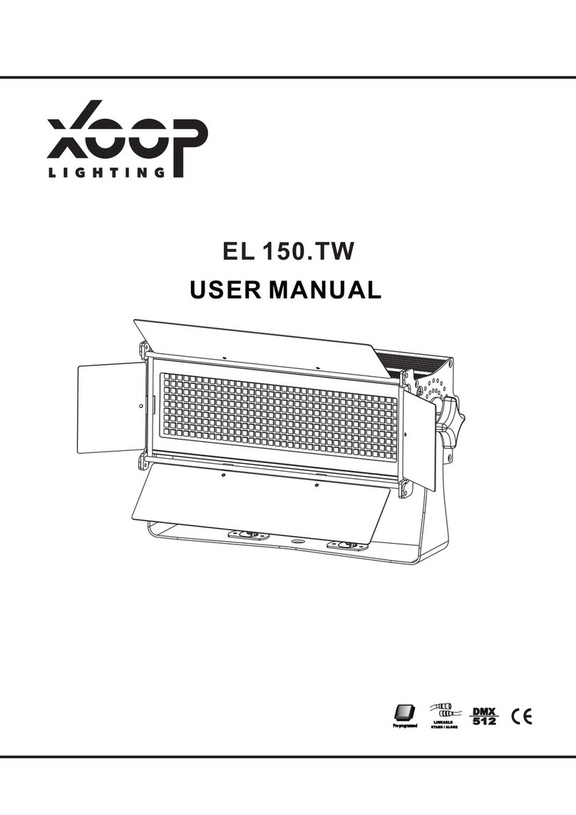 Xoop Lighting EL 150.TW user manual