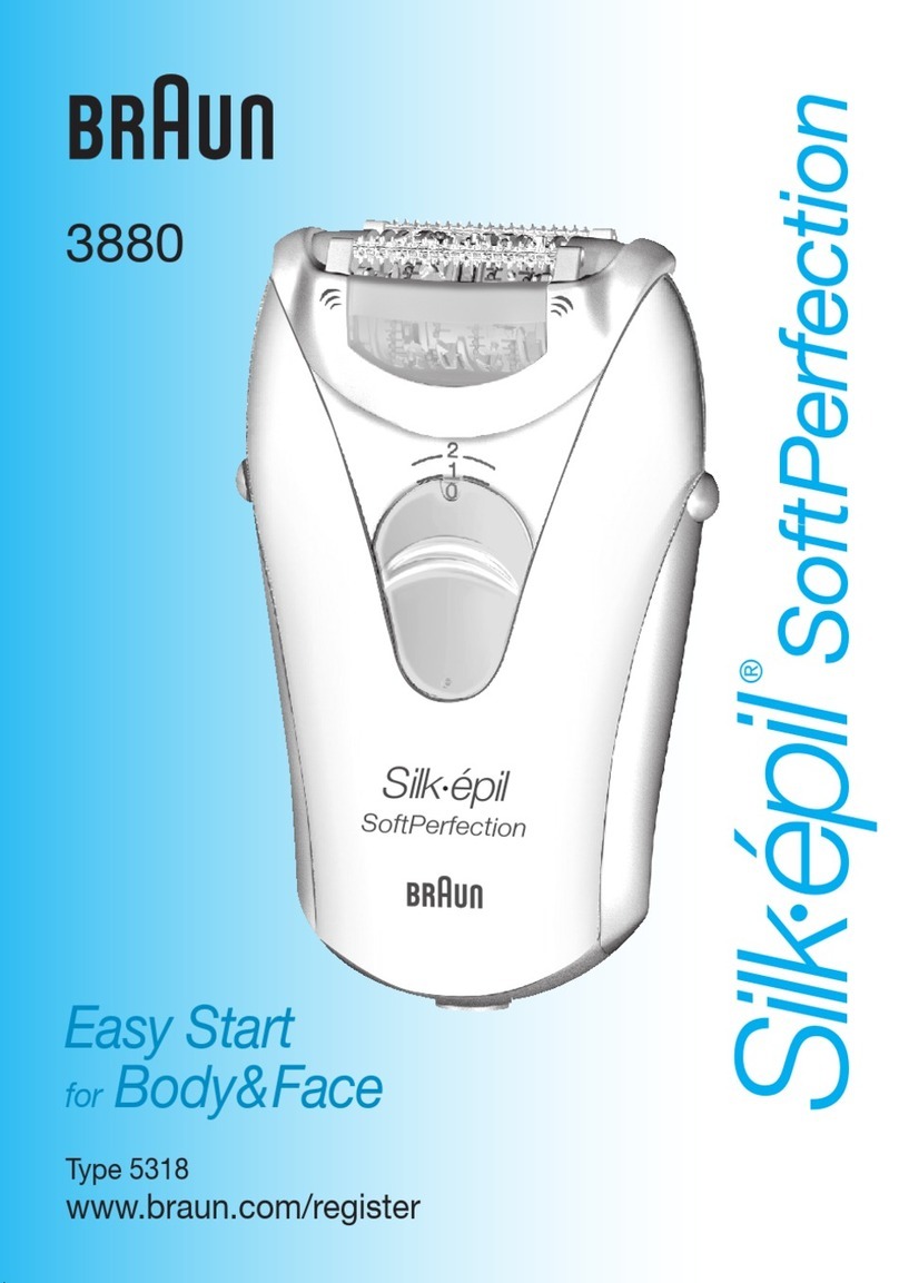 Braun Silk-epil SoftPerfection 3880 User manual