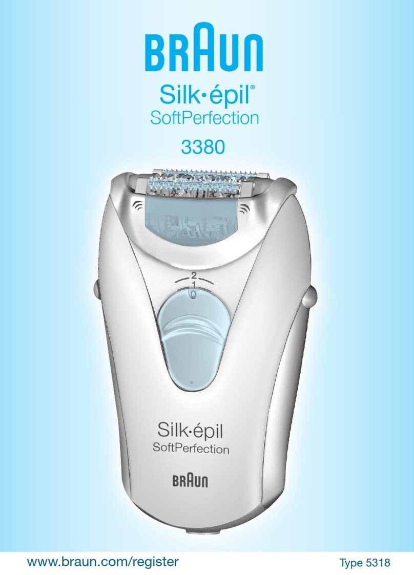 Braun Silk-epil SoftPerfection 3380 manual