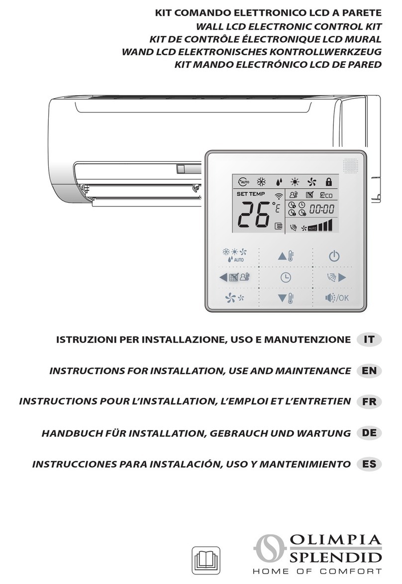 Olimpia splendid Ci2 Wall Series Instructions for installation, use and maintenance Olimpia splendid Ci2 Wall Series Instructions for installation, use and maintenance