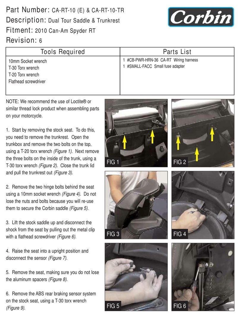 Corbin CA-RT-10 manual
