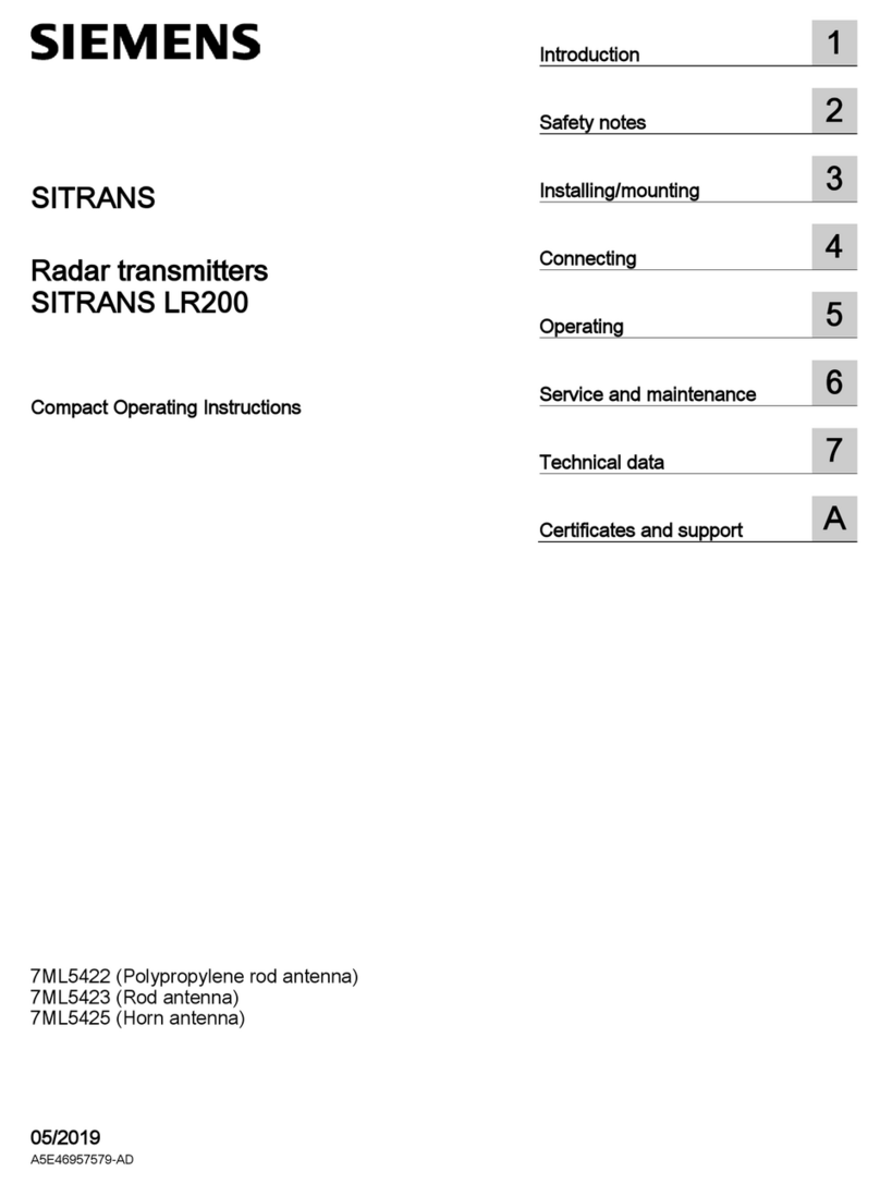 Siemens Sitrans LR200 Administrator guide