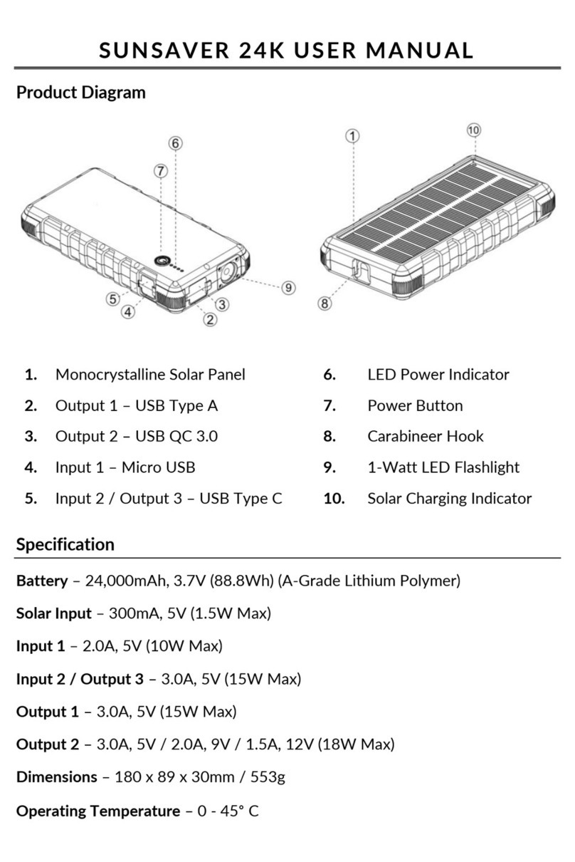 SUNSAVER 24K user manual