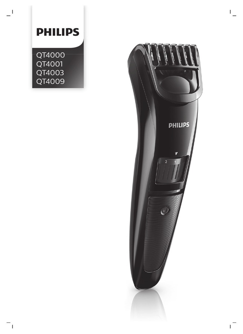 Philips Norelco QT4000 User manual