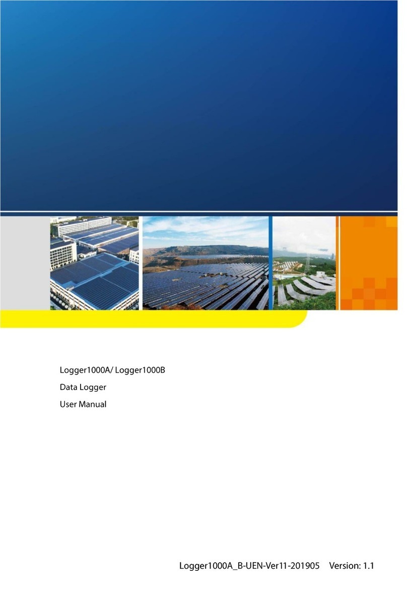 Sungrow Logger1000A User manual Sungrow Logger1000A User manual