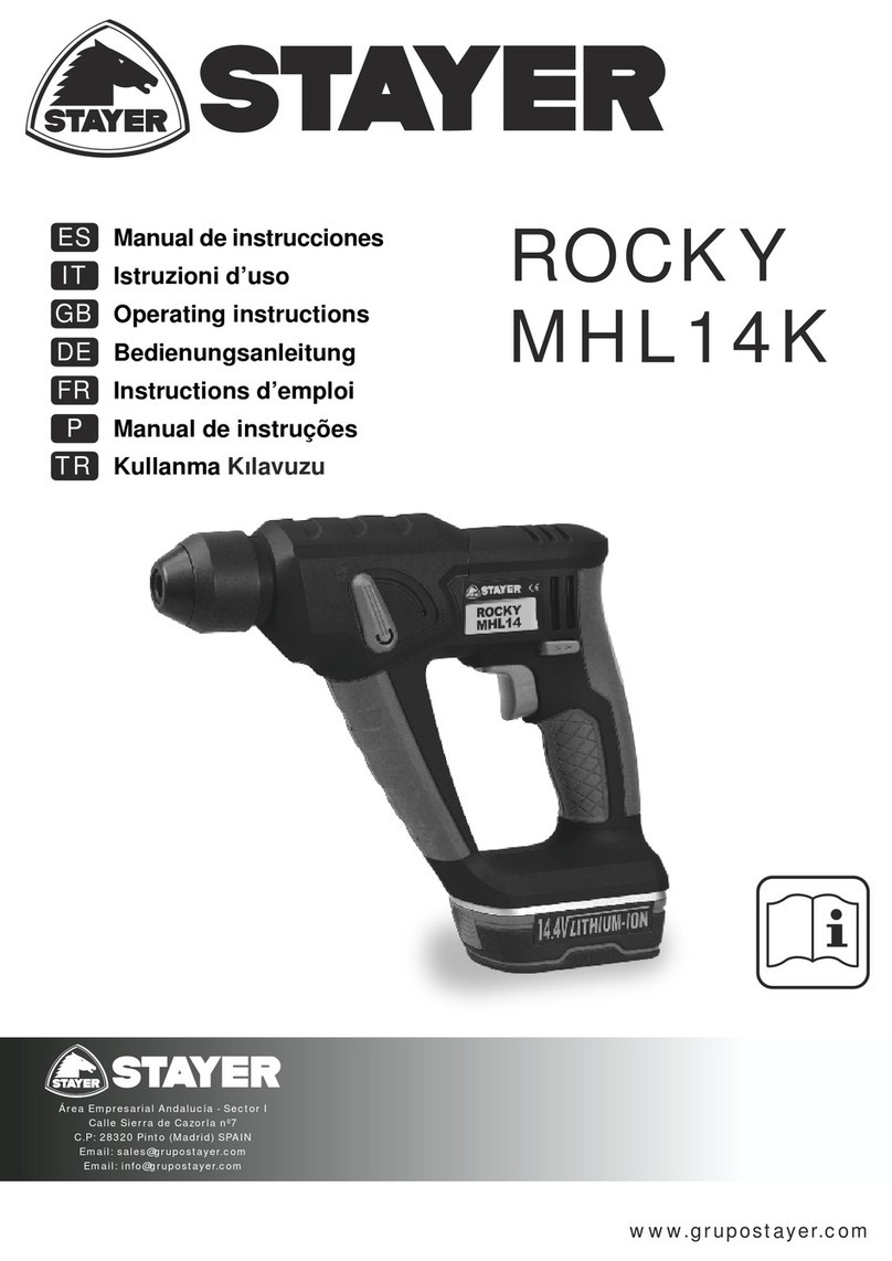 stayer ROCKY MHL14K operating instructions