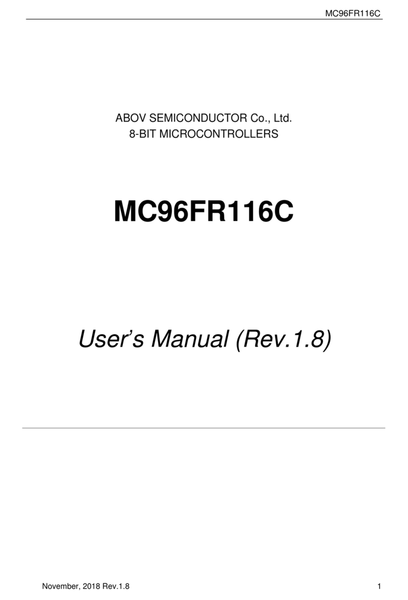 Abov MC96FR116C Series User manual