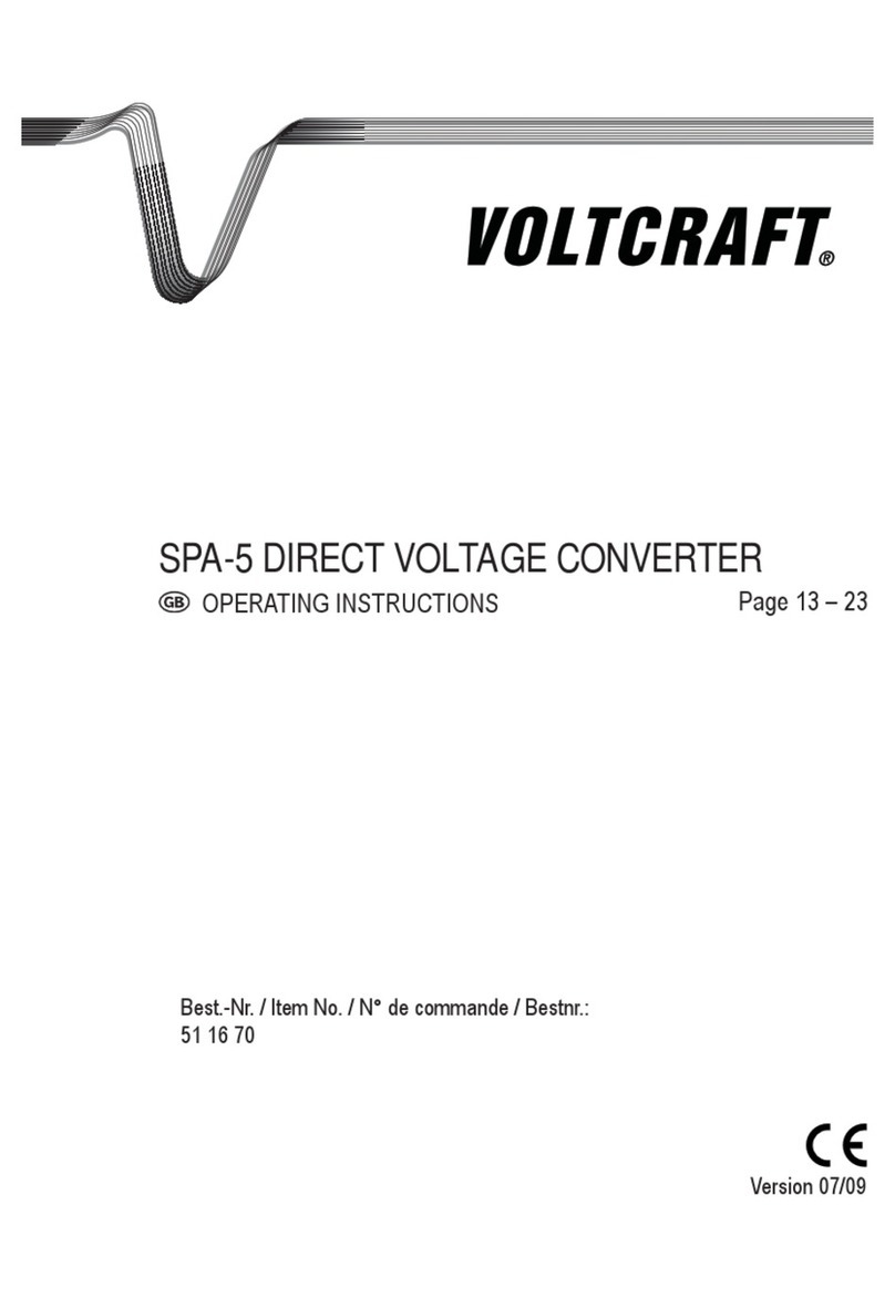 VOLTCRAFT SPA-5 operating instructions