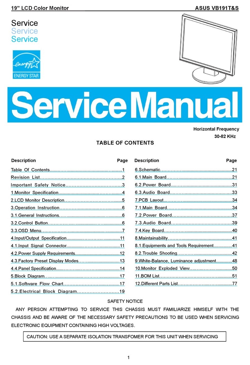 Asus VB191T User manual