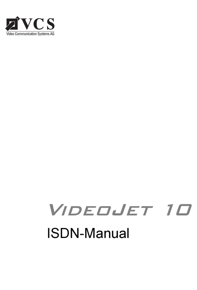 VCS VideoJet 10 User manual