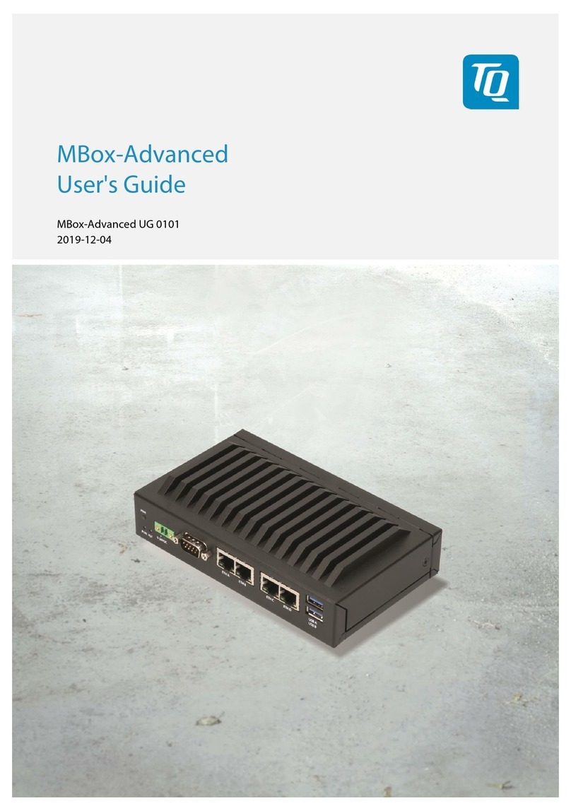 TQ MBox-Advanced User manual