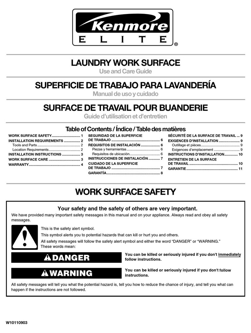 Kenmore W10110903 User manual