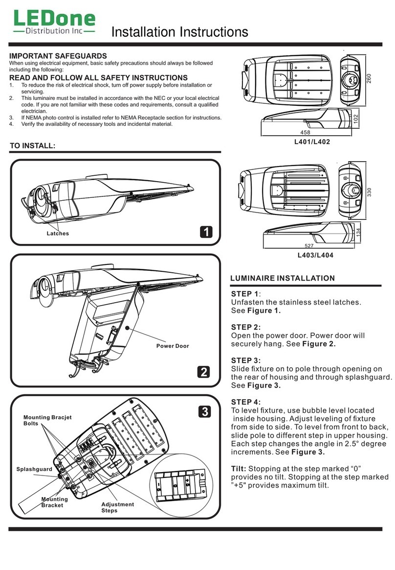 LEDone Distribution Inc L401 User manual