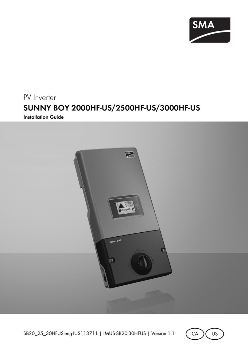 SMA sunny boy 2000hf-us User manual SMA sunny boy 2000hf-us User manual
