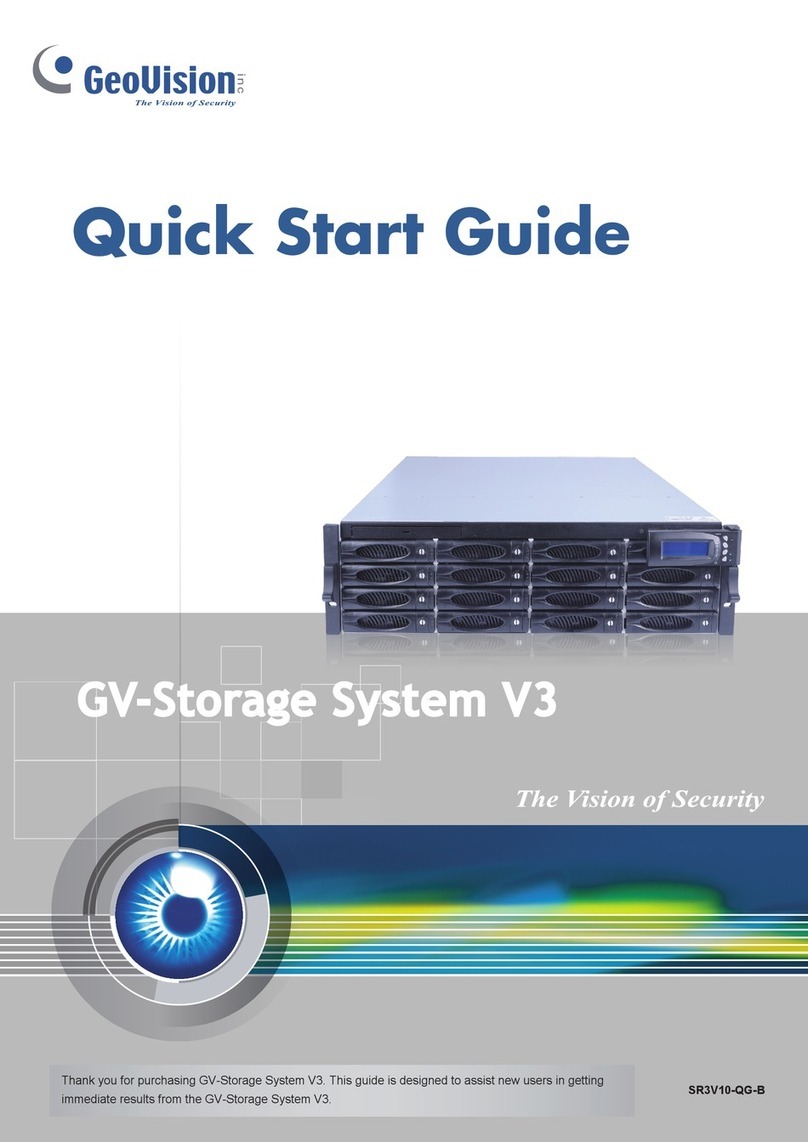 GeoVision SR3V10-QG-B quick start guide