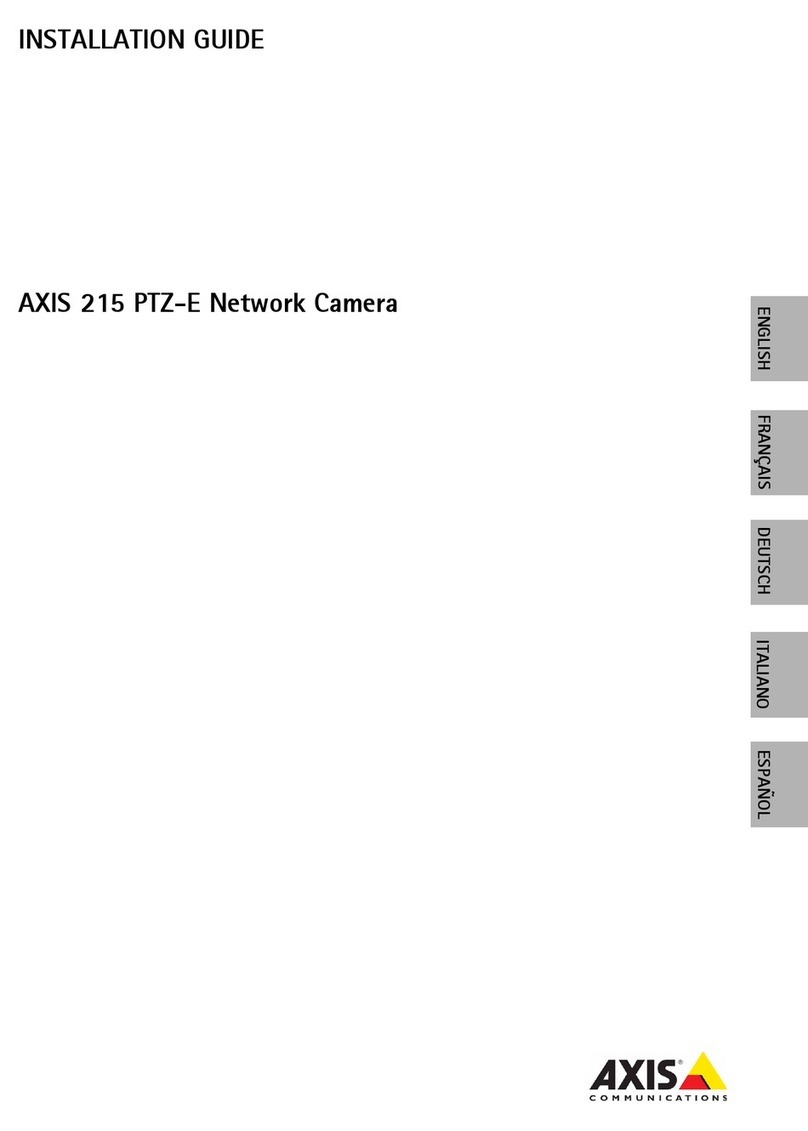 Axis AXIS 215 PTZ-E installation guide