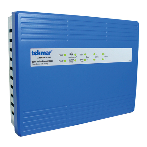 Watts Tekmar Zone Valve Control 303V Series User manual