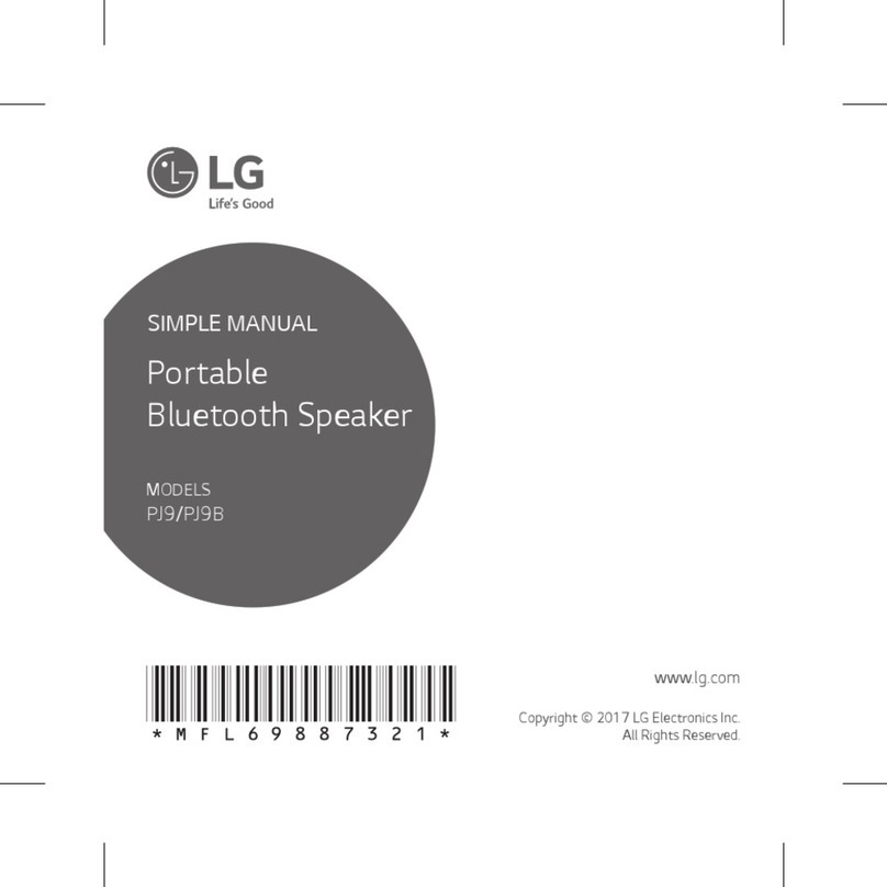 LG PJ9B Simple manual