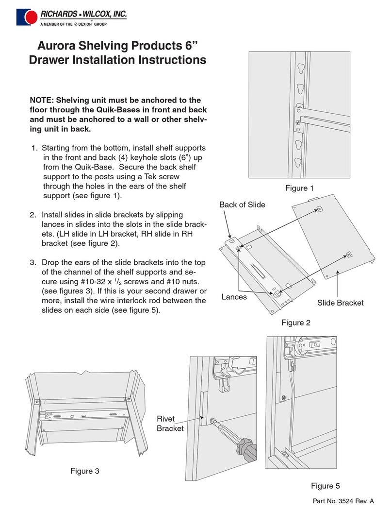 Dexion Richards-Wilcox Aurora installation instructions