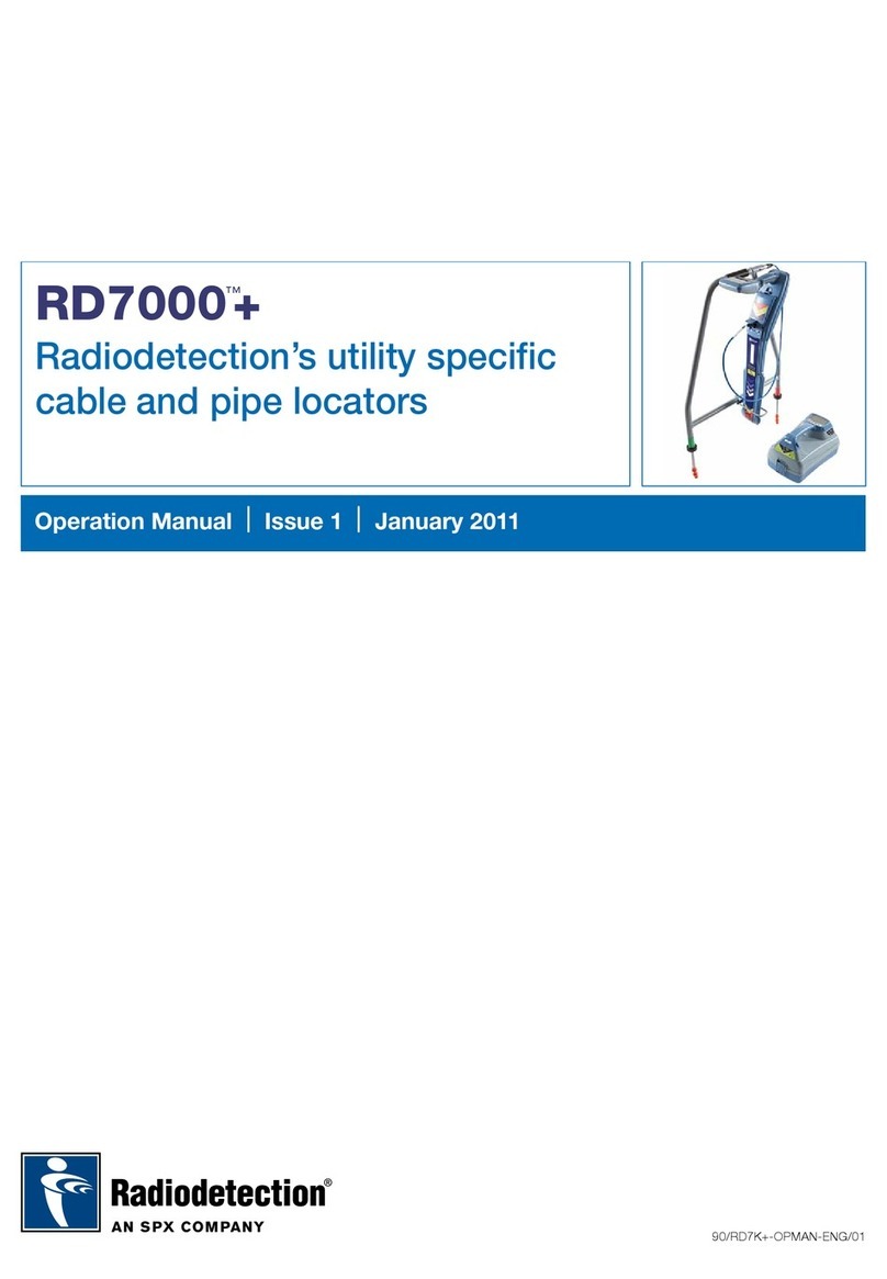 SPX Radiodetection RD7000+ Operation manual