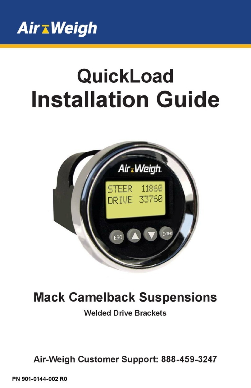 Air Weigh QuickLoad installation guide Air Weigh QuickLoad installation guide
