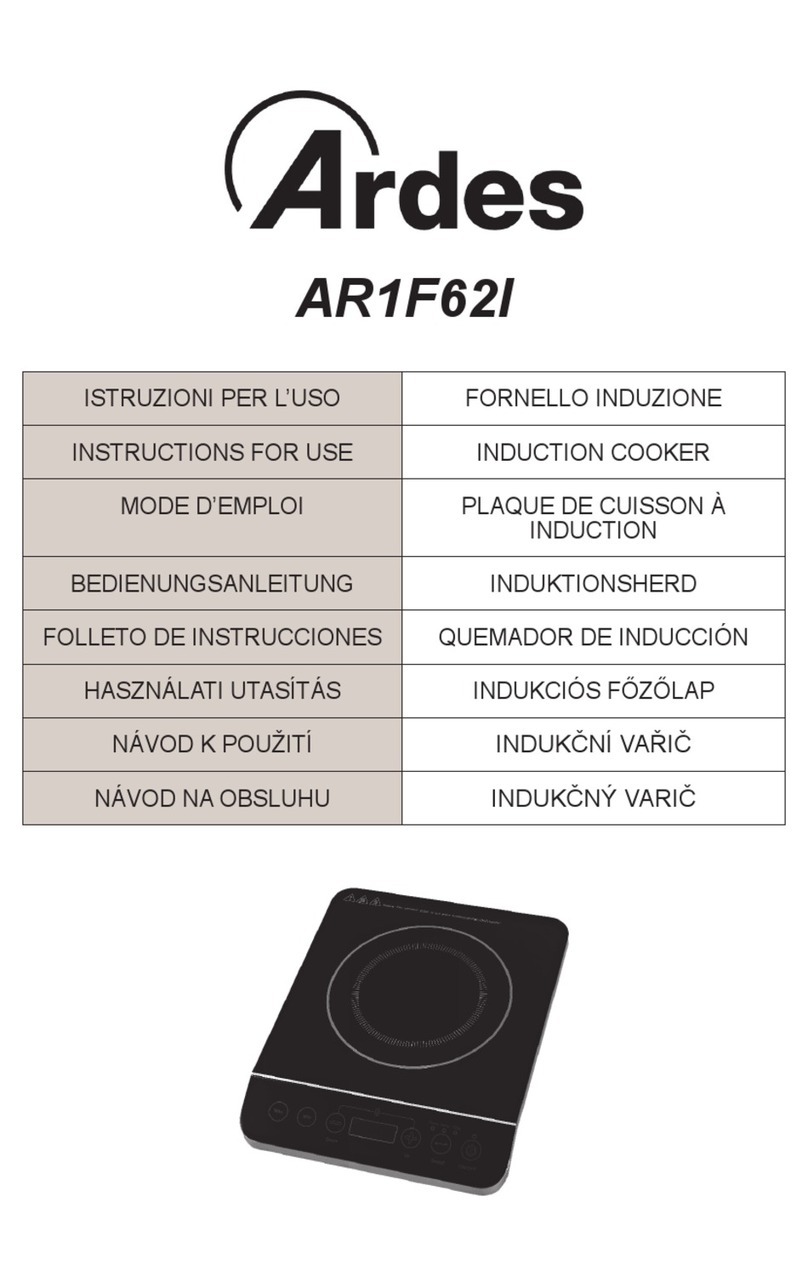 ARDES AR1F62I Instructions for use