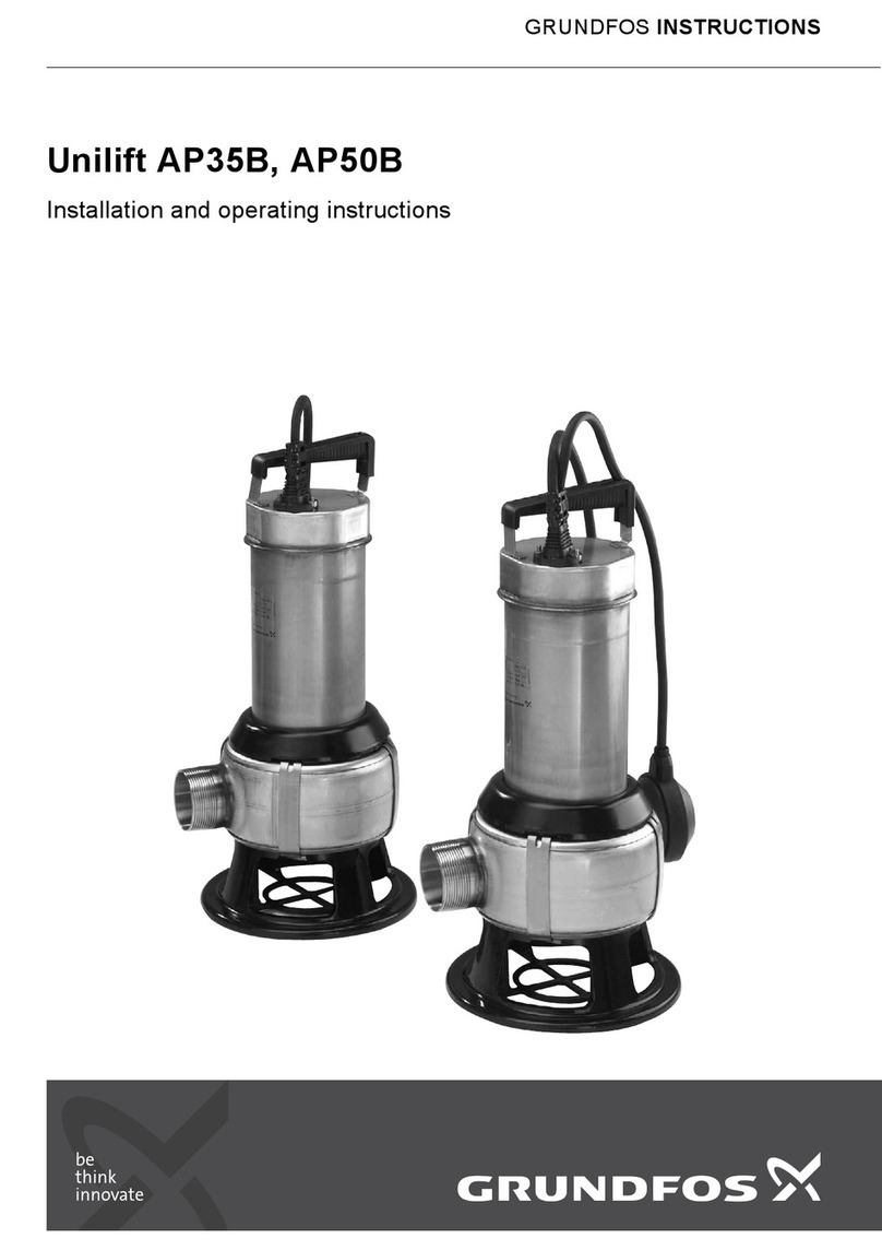 Grundfos UNILIFT AP35B User manual Grundfos UNILIFT AP35B User manual