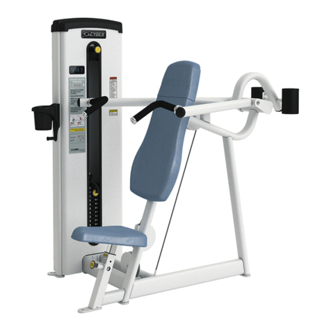 CYBEX VR1 Overhead Press User manual CYBEX VR1 Overhead Press User manual