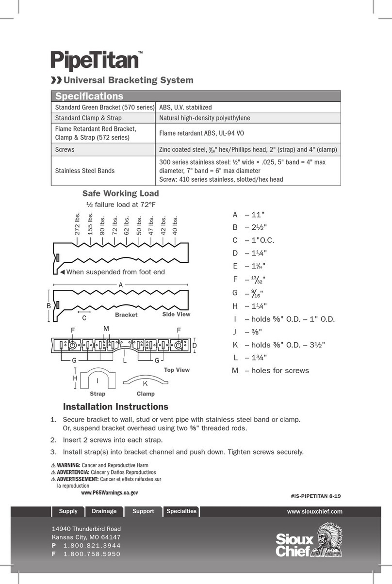 Sioux Chief PipeTitan instruction sheet