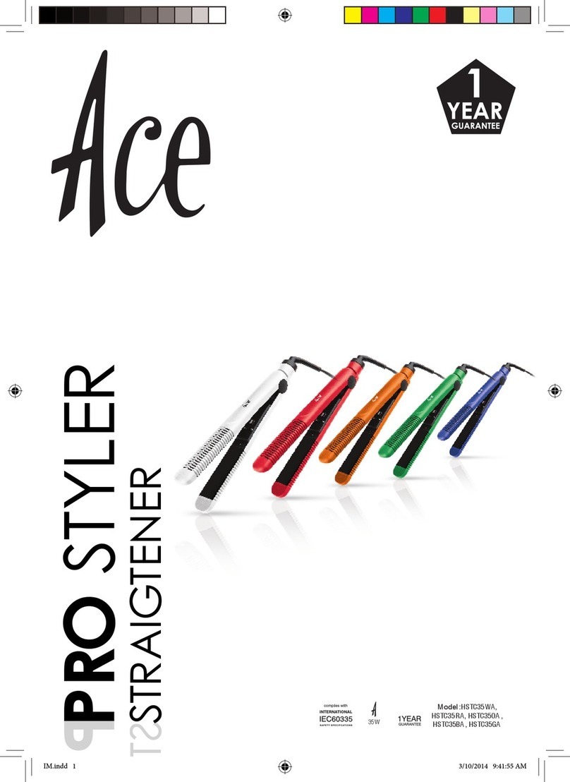 Ace PRO STYLER Series manual