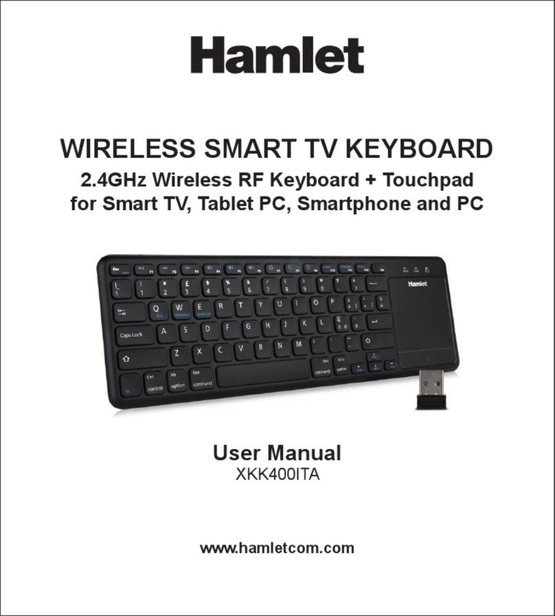 Hamlet XKK400ITA User manual