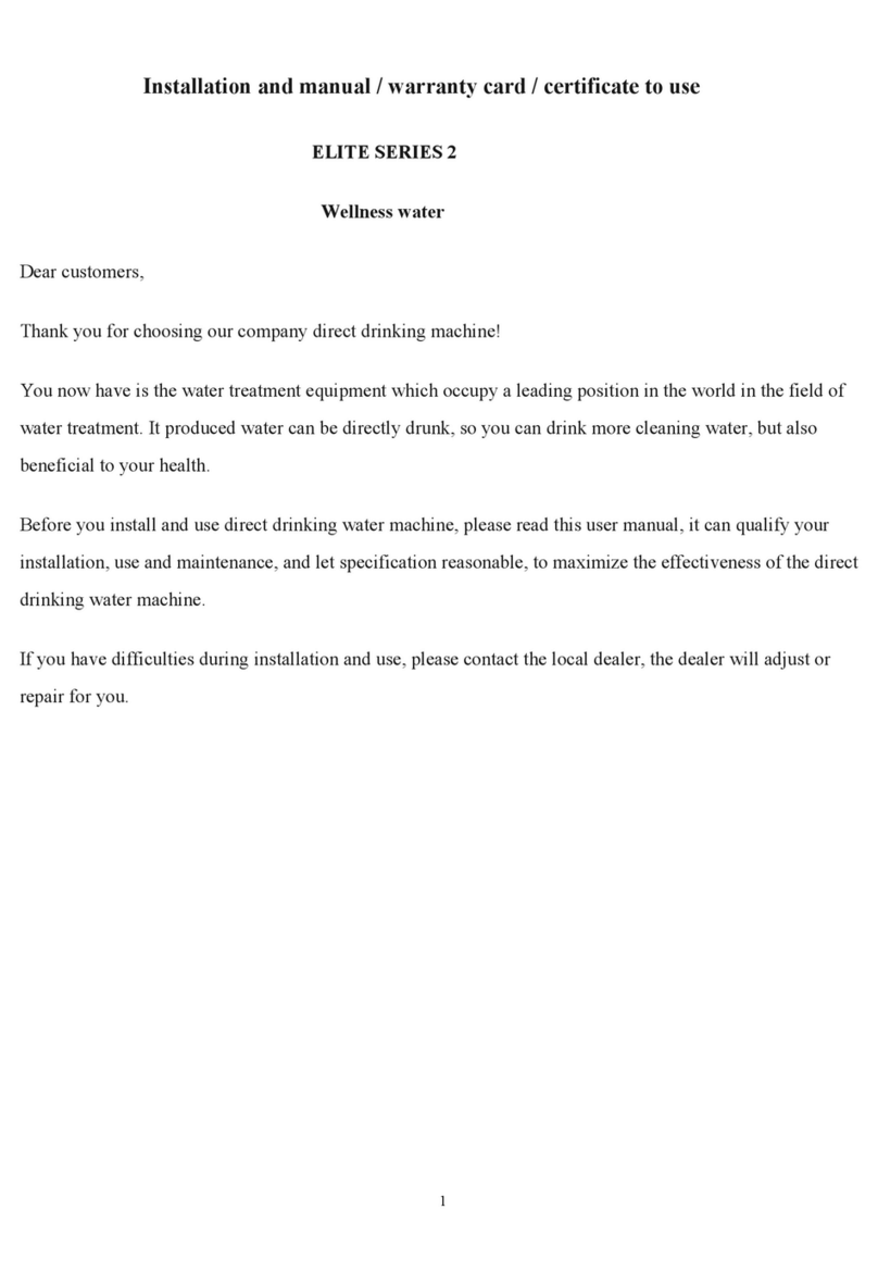GREAT WATER Elite 2 Series Operating instructions