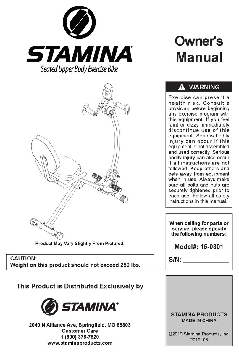 Stamina 15-0301 User manual