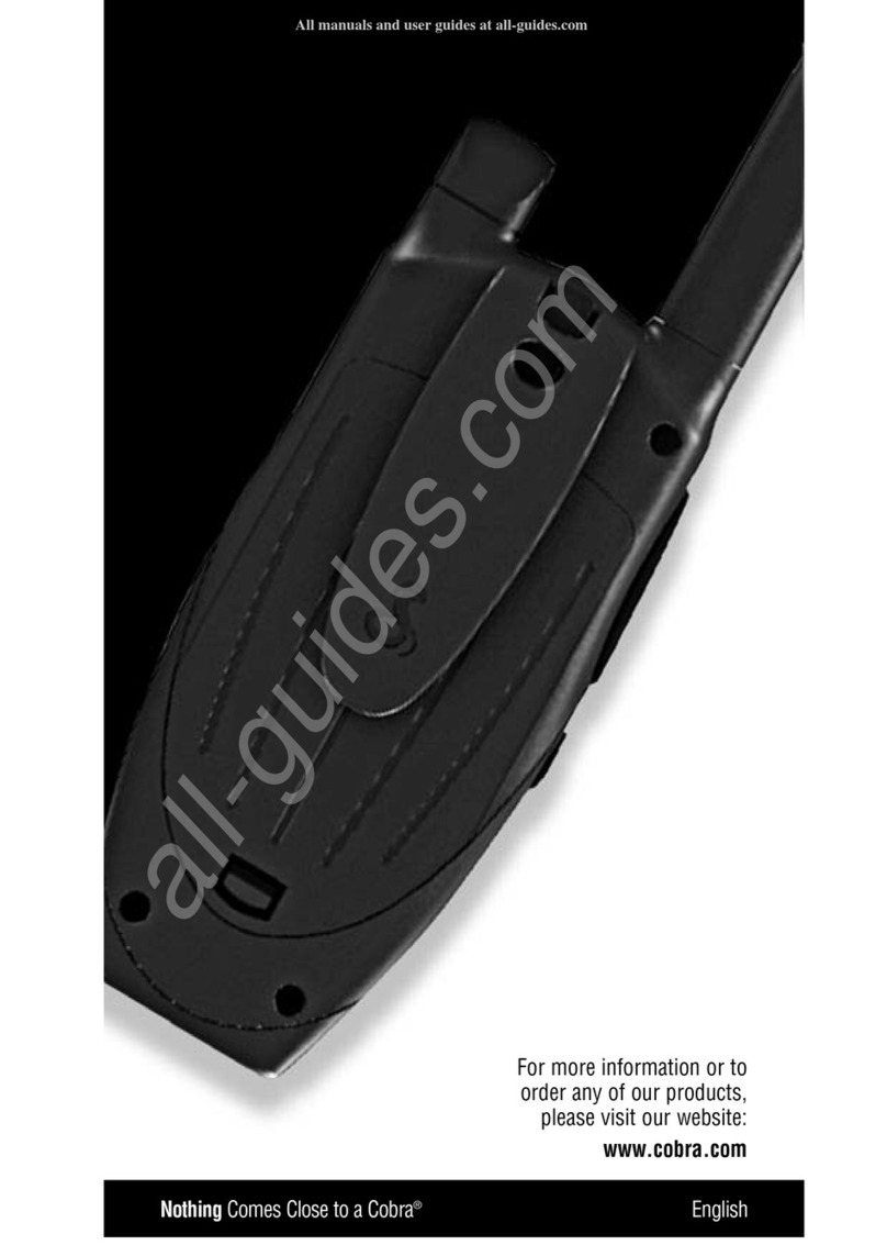 Cobra MicroTalk PR4100WX User manual